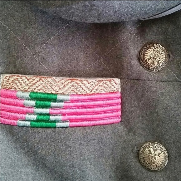 Designer couture wool jacket Matthew Williamson - Picture 4 of 5